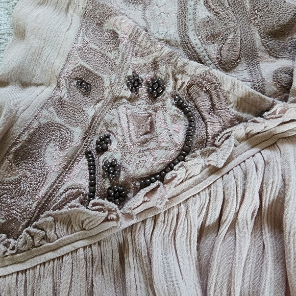Rare Free People Embroidered/Beaded Dress - Picture 9 of 12